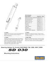 Ohlins SD030 Mounting Instruction