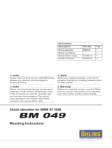 Ohlins BM049 Mounting Instruction