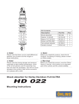 Ohlins HD022 Mounting Instruction
