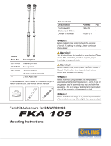 Ohlins FKA105 Mounting Instruction