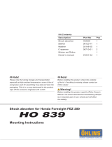 Ohlins HO839 Mounting Instruction