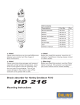 Ohlins HD216 Mounting Instruction