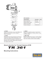Ohlins TR361 Mounting Instruction