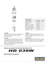 Ohlins HD039W Mounting Instruction