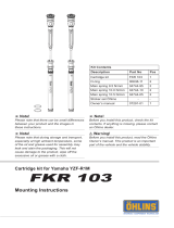 Ohlins FKR103 Mounting Instruction