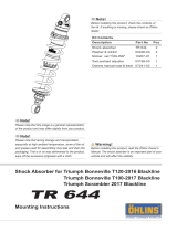 Ohlins TR6440 Mounting Instruction