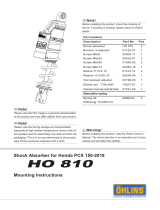 Ohlins HO810 Mounting Instruction