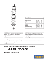 Ohlins HD753 Mounting Instruction