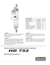 Ohlins HD752 Mounting Instruction