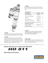 Ohlins HO8110 Mounting Instruction