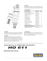 Ohlins HO611 Mounting Instruction