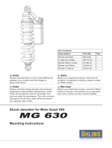 Ohlins MG630 Mounting Instruction
