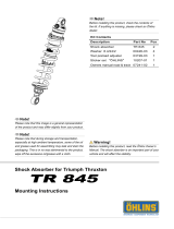 Ohlins TR845 Mounting Instruction