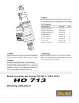 Ohlins HO713 Mounting Instruction