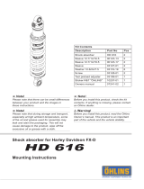 Ohlins HD616 Mounting Instruction