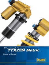 Ohlins TTX22M Metric/ TTX22M Trunnion Owner's manual