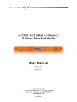 QSC Attero Tech by QSC - unD32 BoB User manual