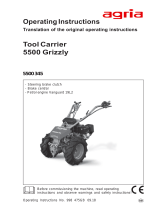 Agria Grizzly 5500 Series Owner's manual