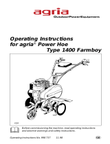 Agria 1400 Owner's manual