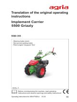 Agria Grizzly 5500 345 Owner's manual