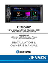 Jensen CDR462 User manual