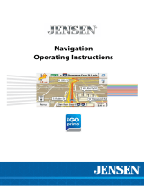 Jensen CMN86 Navigation Manual