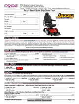 Pride Mobility Jazzy Select Owner's manual