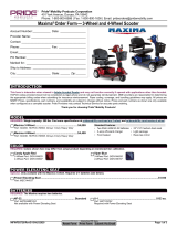 Pride Mobility Maxima Owner's manual