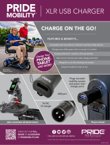 Pride Mobility XLR USB Charger Owner's manual