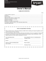 Bryant 619PB Owner's manual