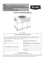 Bryant 607E Owner's manual