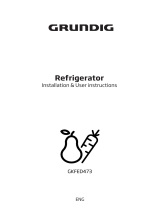Grundig Built-in 70/30 Frost Free Fridge Freezer User manual