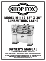 Shop fox M1112 Owner's manual