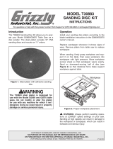 Grizzly T30883 Owner's manual