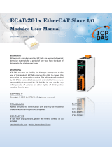 ICP DAS USA ECAT-201x EtherCAT Slave I/O User manual