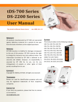 ICP DAS USA tDS-718i-T User manual
