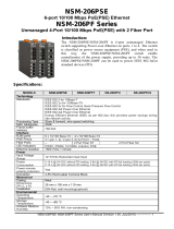 ICP NSM-206PSE User manual