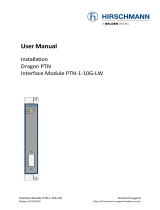 Hirschmann DRAGON PTN Interface Module PTN-1-10G-LW User manual