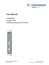 Hirschmann DRAGON PTN Interface Module PTN-8-FXS User manual
