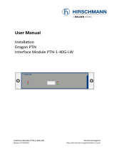 Hirschmann Dragon PTN Interface Module PTN-1-40G-LW User manual