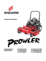Encore EP60-EP72-PROWLER-OP-MANUAL-REV-DATE-202008 2020 Prowler (New) Owner's manual