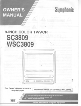 Symphonic WSC3809 User manual