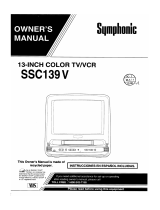 Symphonic SSC139V User manual