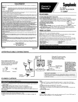 Symphonic T13WF User manual