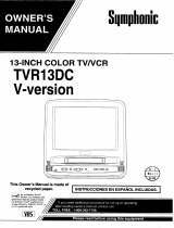 Symphonic TVR13DC User manual