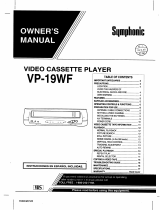 Symphonic VP-19WF User manual
