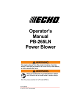 Echo PB-265LN User manual