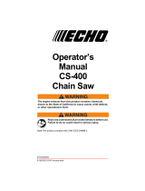 Echo CS-400 User manual