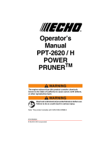 Echo PPT-2620 User manual