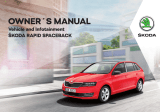 SKODA Rapid (2018/11) Owner's manual